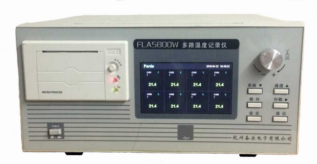 FLA5800W多路溫度記錄儀（可手動或自動打印測試數(shù)據(jù)，選配USB接口）